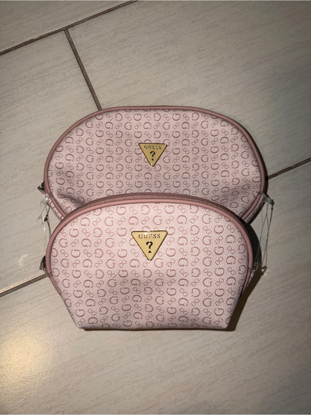 GUESS makeup pouches